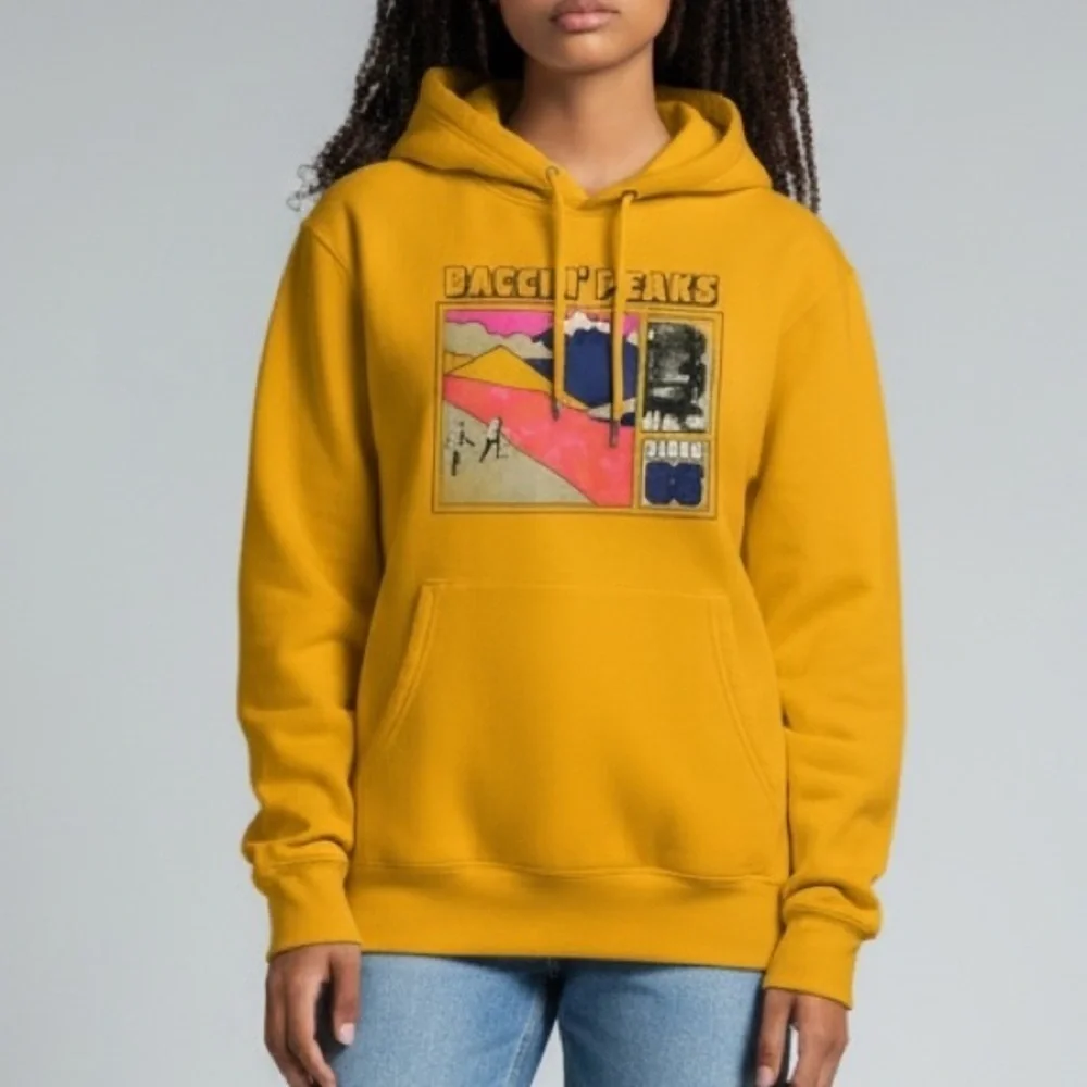 The North Face bright yellow